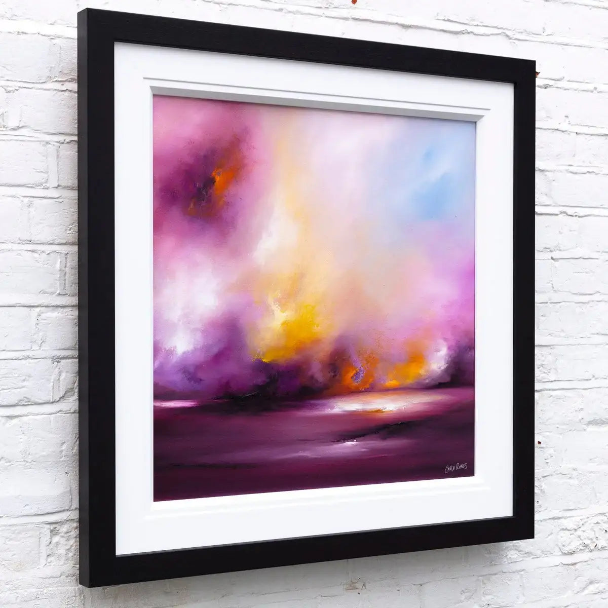 Violet Glow - Original - SOLD by artist Carla Raads - Wyecliffe Galleries