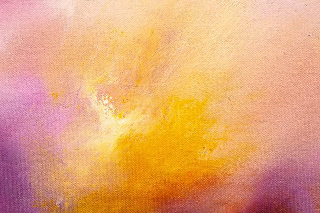 Violet Glow - Original - SOLD by artist Carla Raads - Wyecliffe Galleries