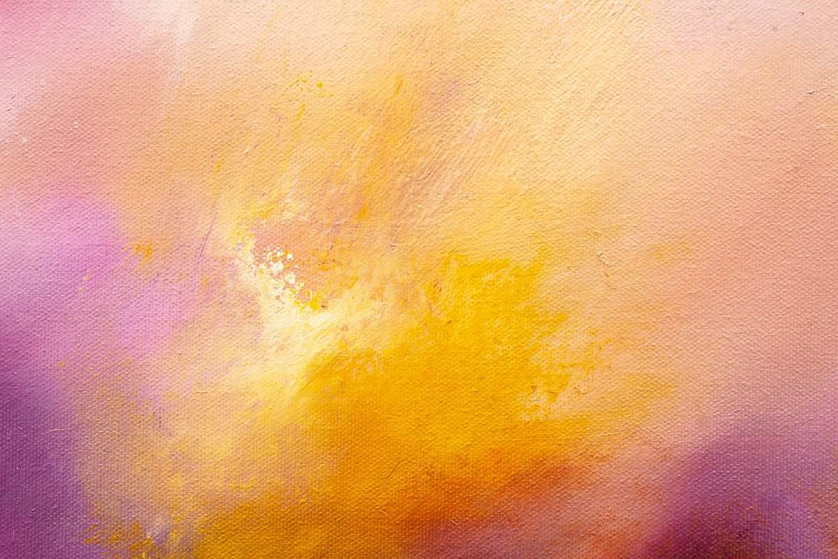 Violet Glow - Original - SOLD by artist Carla Raads - Wyecliffe Galleries