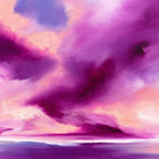 Violet Shades - Original by artist Carla Raads - Wyecliffe Galleries