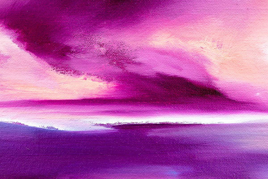 Violet Shades - Original by artist Carla Raads - Wyecliffe Galleries
