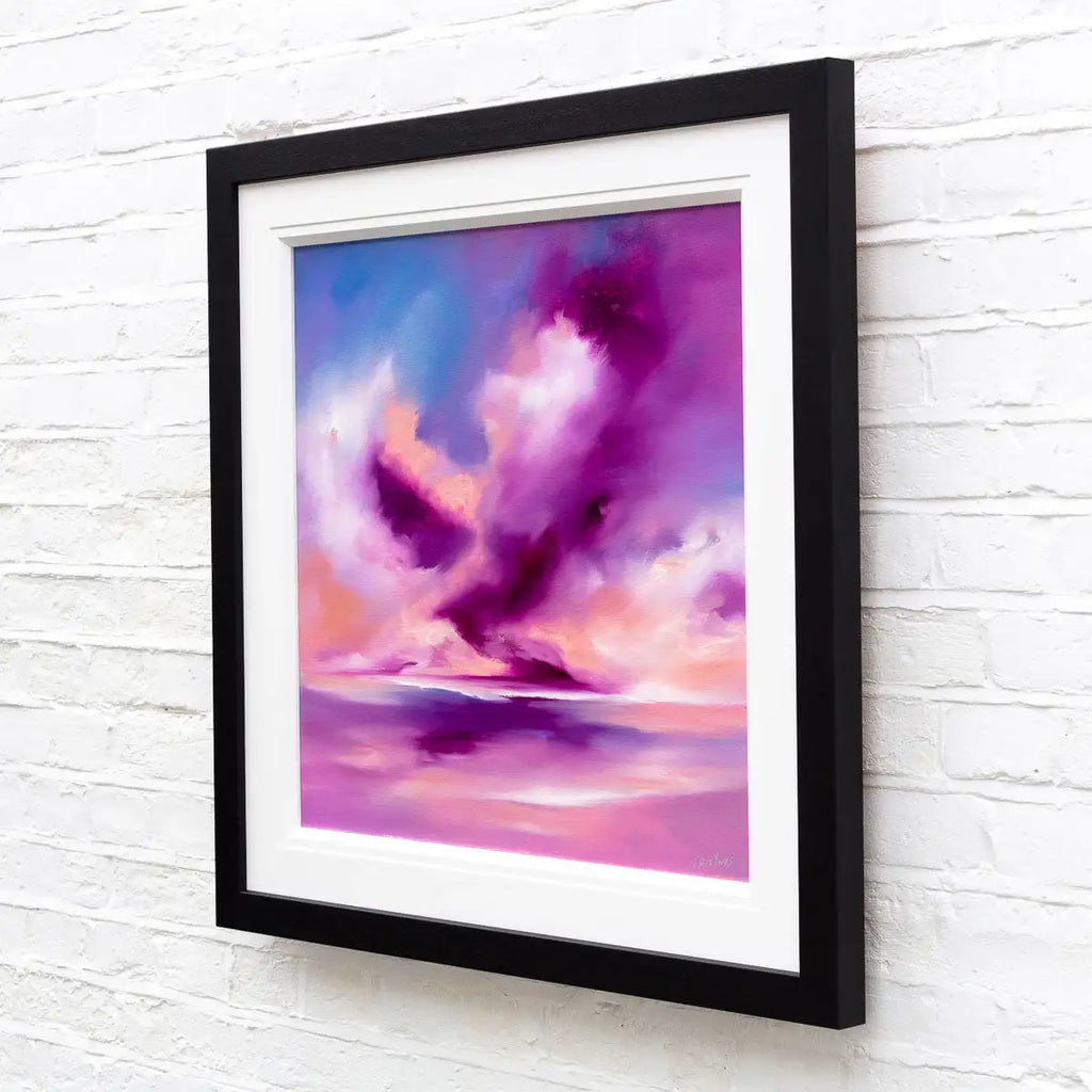 Violet Shades - Original by artist Carla Raads - Wyecliffe Galleries