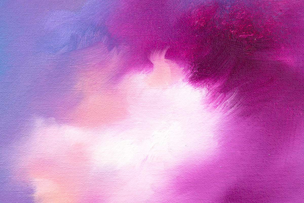 Violet Shades - Original by artist Carla Raads - Wyecliffe Galleries