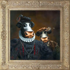 Black Udder & Bulldrick - SOLD OUT by artist Caroline Shotton - Wyecliffe Galleries