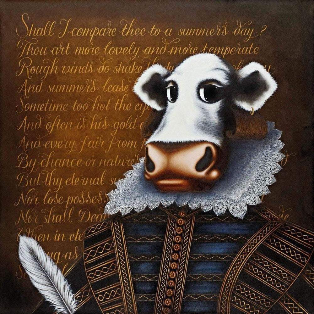 William Shakespeare - Edition - SOLD OUT by artist Caroline Shotton - Wyecliffe Galleries