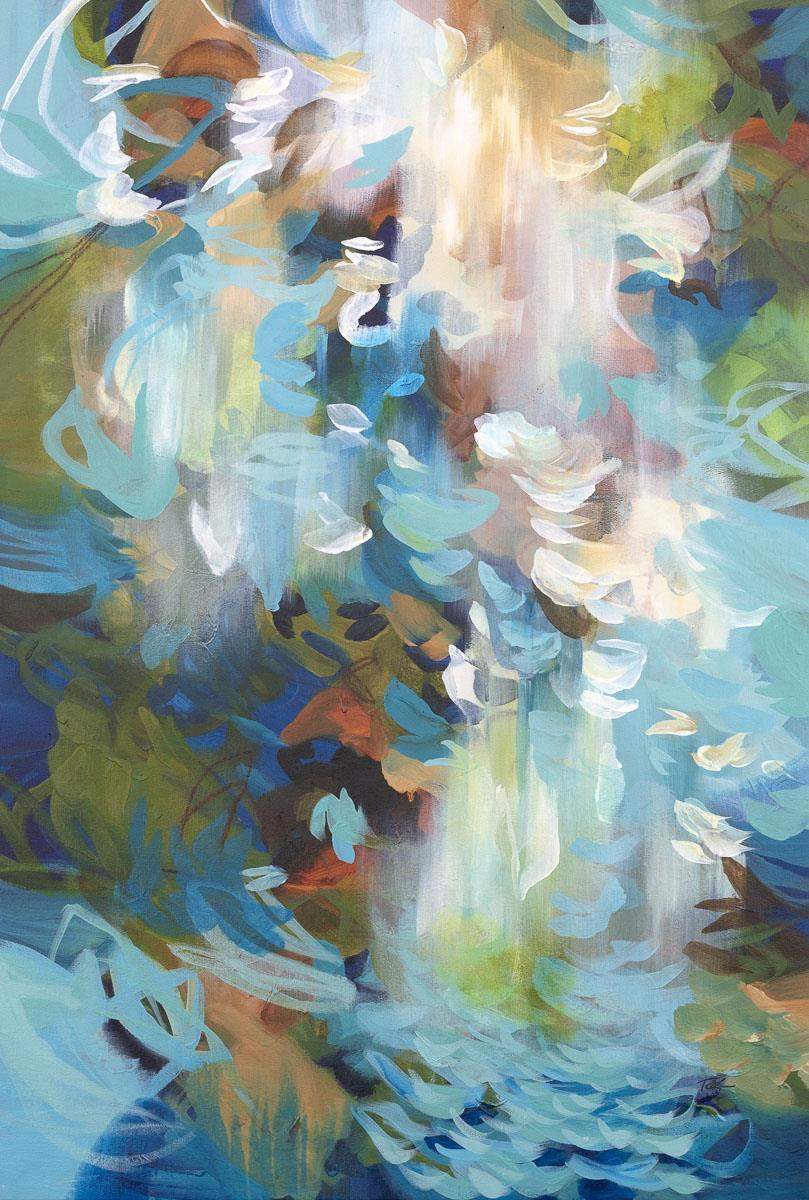 Chrysalis No 427 - Original - SOLD by artist Cat Tesla - Wyecliffe Galleries