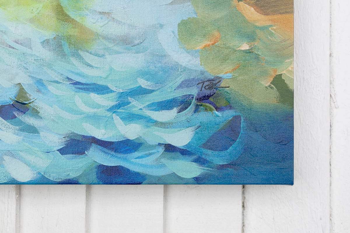 Chrysalis No 427 - Original - SOLD by artist Cat Tesla - Wyecliffe Galleries