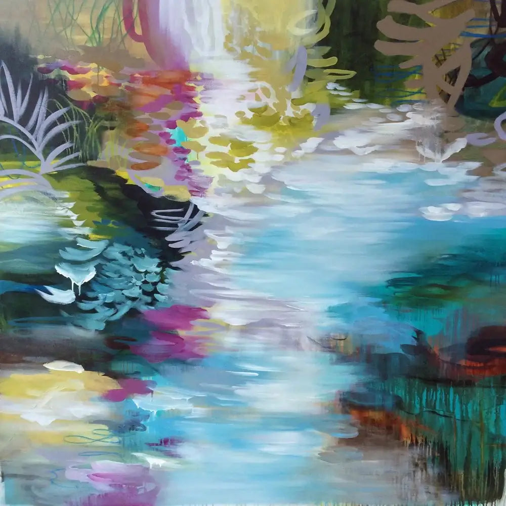 Chrysalis No. 76 - Original - SOLD by artist Cat Tesla - Wyecliffe Galleries