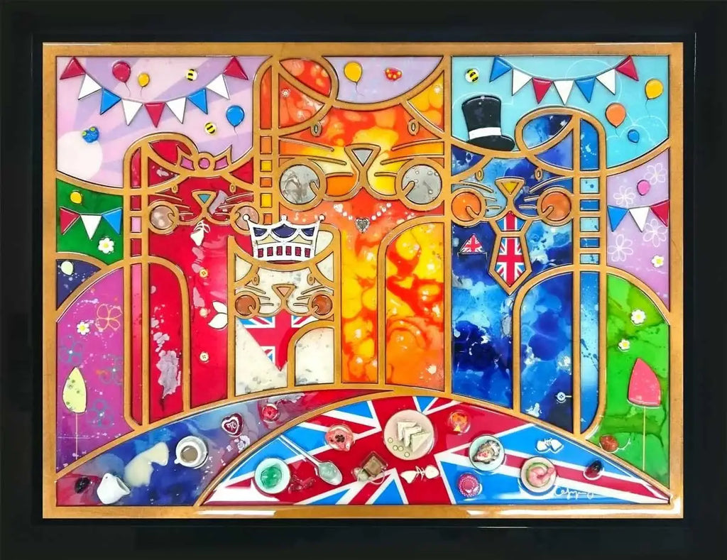 Happy Birthday Ma'am - SOLD by artist Cefyn Jones - Wyecliffe Galleries