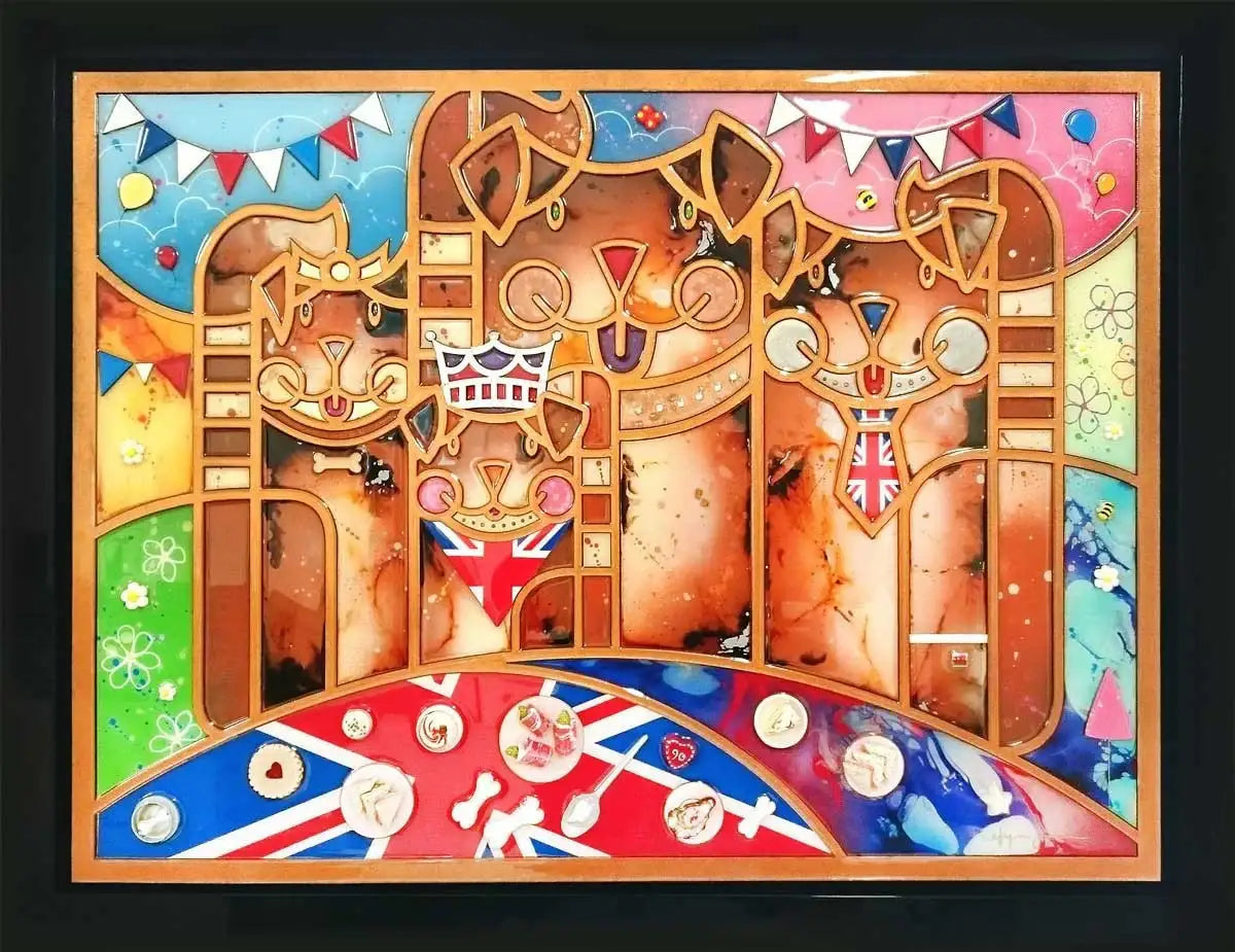 Hip Hip Hurrah! - SOLD by artist Cefyn Jones - Wyecliffe Galleries