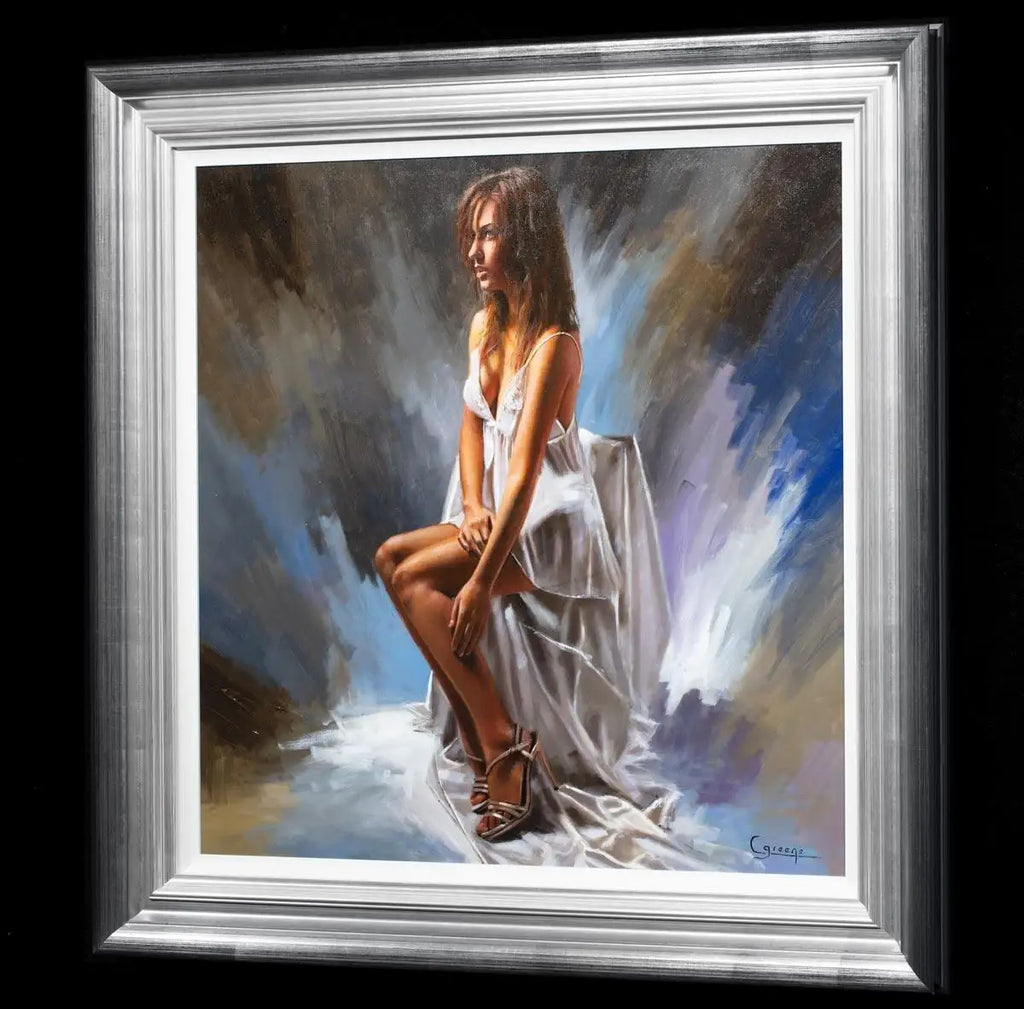 In My Thoughts - Original - SOLD by artist Charlotte Green - Wyecliffe Galleries