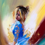 Sheer Elegance - Original - SOLD by artist Charlotte Green - Wyecliffe Galleries