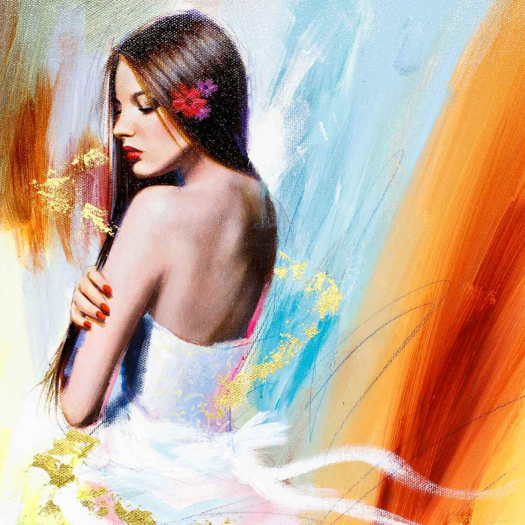 Sheer Grace - Original - SOLD by artist Charlotte Green - Wyecliffe Galleries