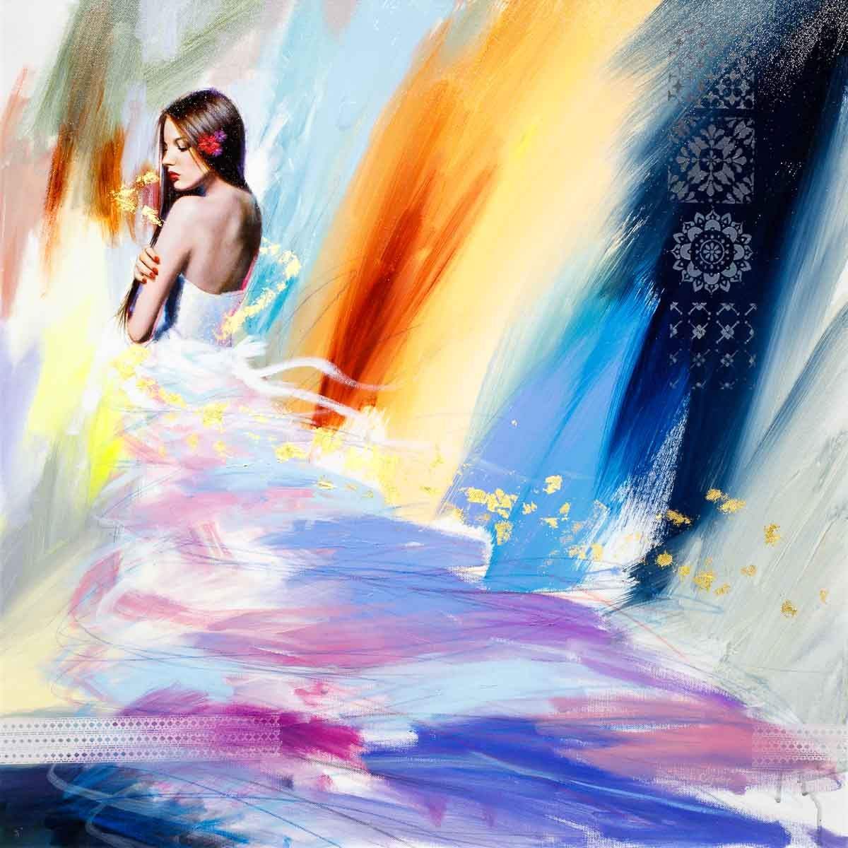 Sheer Grace - Original - SOLD by artist Charlotte Green - Wyecliffe Galleries