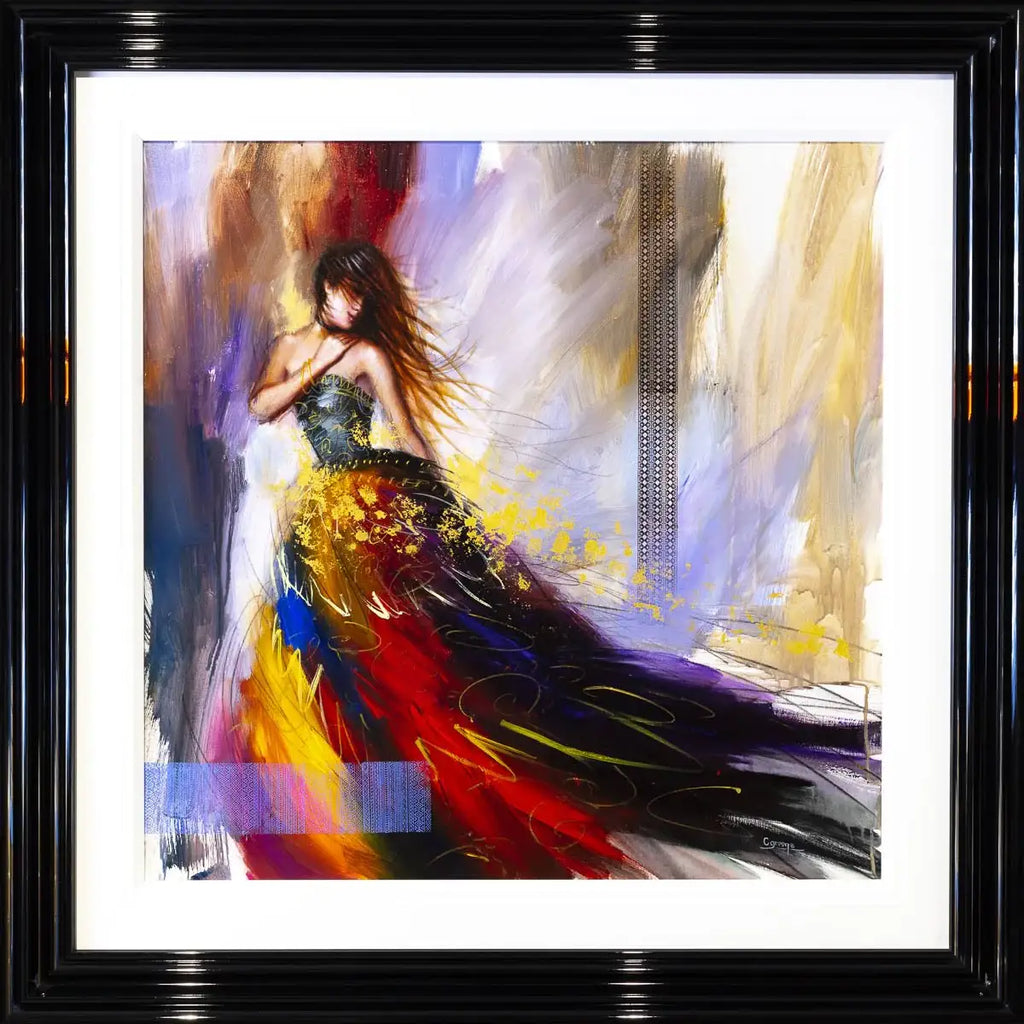 Sheer Vibrance - Original - SOLD by artist Charlotte Green - Wyecliffe Galleries