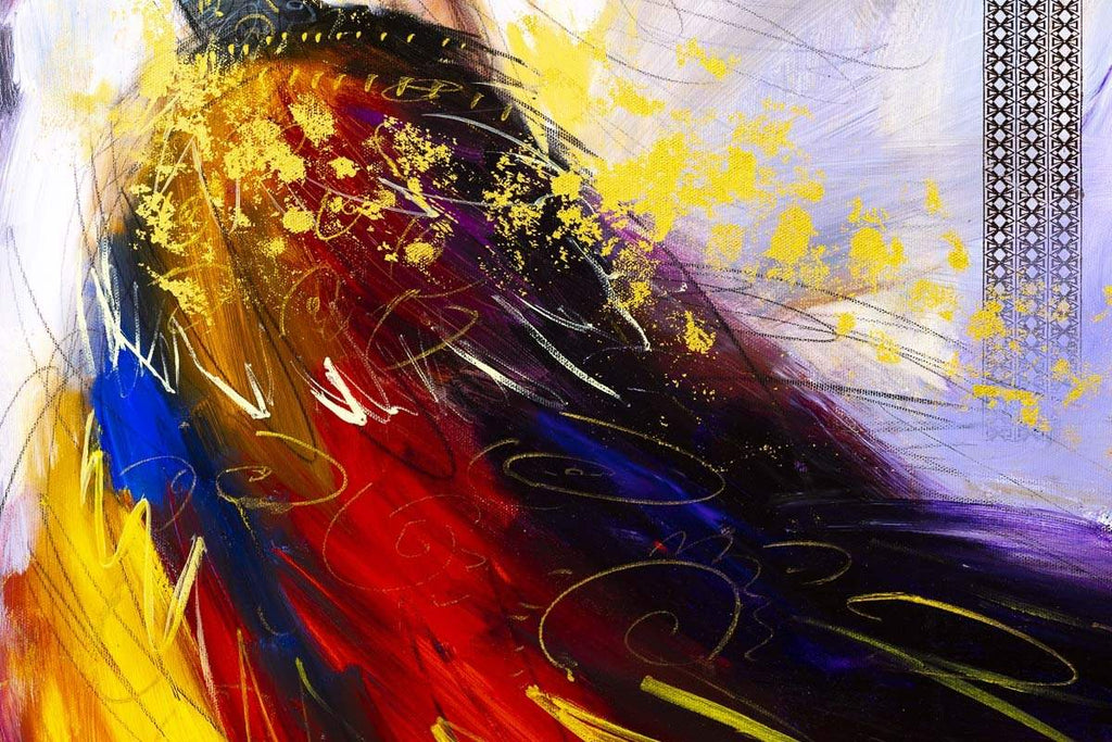 Sheer Vibrance - Original - SOLD by artist Charlotte Green - Wyecliffe Galleries