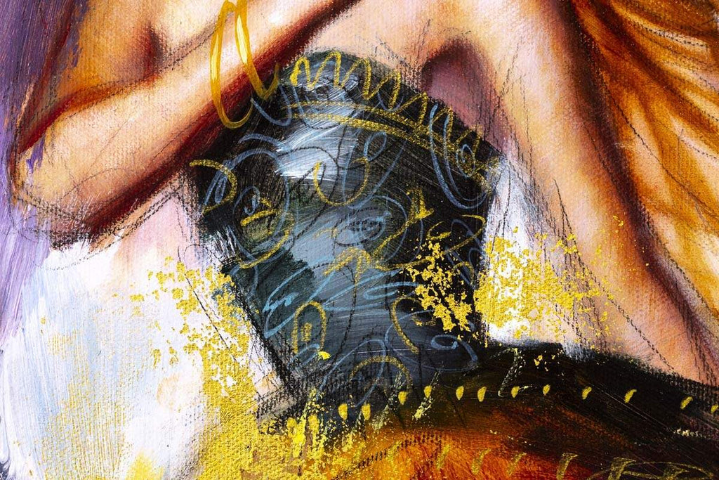 Sheer Vibrance - Original - SOLD by artist Charlotte Green - Wyecliffe Galleries