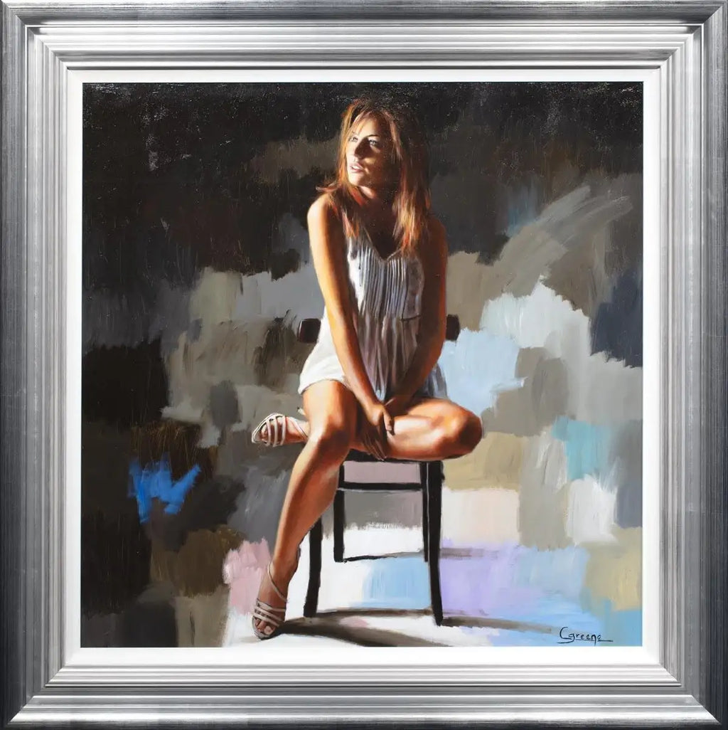 Waiting For You - Original - SOLD by artist Charlotte Green - Wyecliffe Galleries