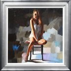 Waiting For You - Original - SOLD by artist Charlotte Green - Wyecliffe Galleries