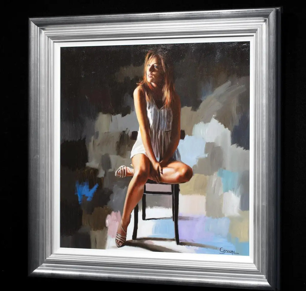 Waiting For You - Original - SOLD by artist Charlotte Green - Wyecliffe Galleries