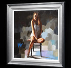 Waiting For You - Original - SOLD by artist Charlotte Green - Wyecliffe Galleries