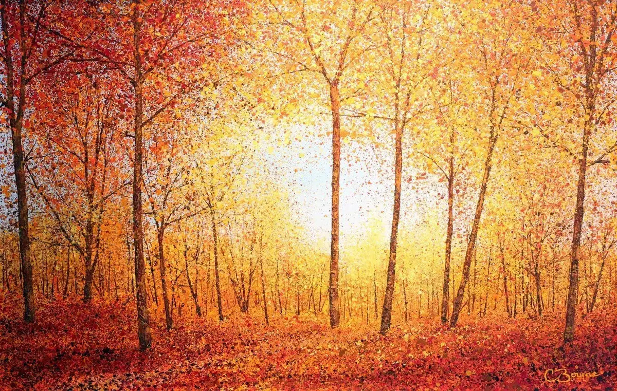 Autumn Splendour - SOLD by artist Chris Bourne - Wyecliffe Galleries