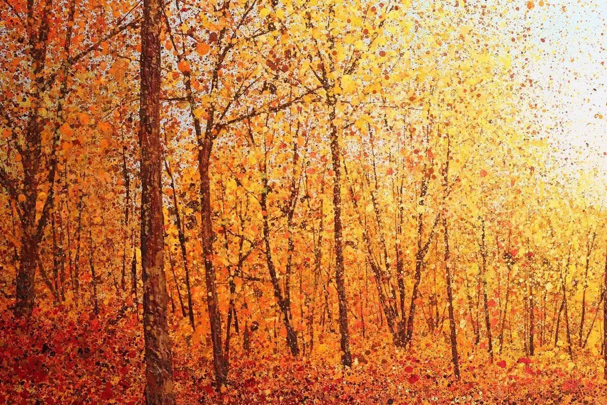 Autumn Splendour - SOLD by artist Chris Bourne - Wyecliffe Galleries