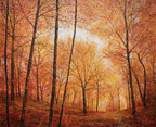 Autumn Way - SOLD by artist Chris Bourne - Wyecliffe Galleries