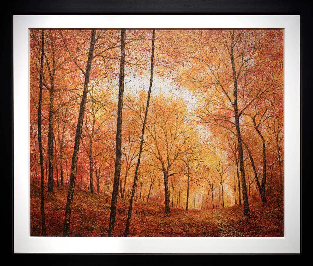 Autumn Way - SOLD by artist Chris Bourne - Wyecliffe Galleries