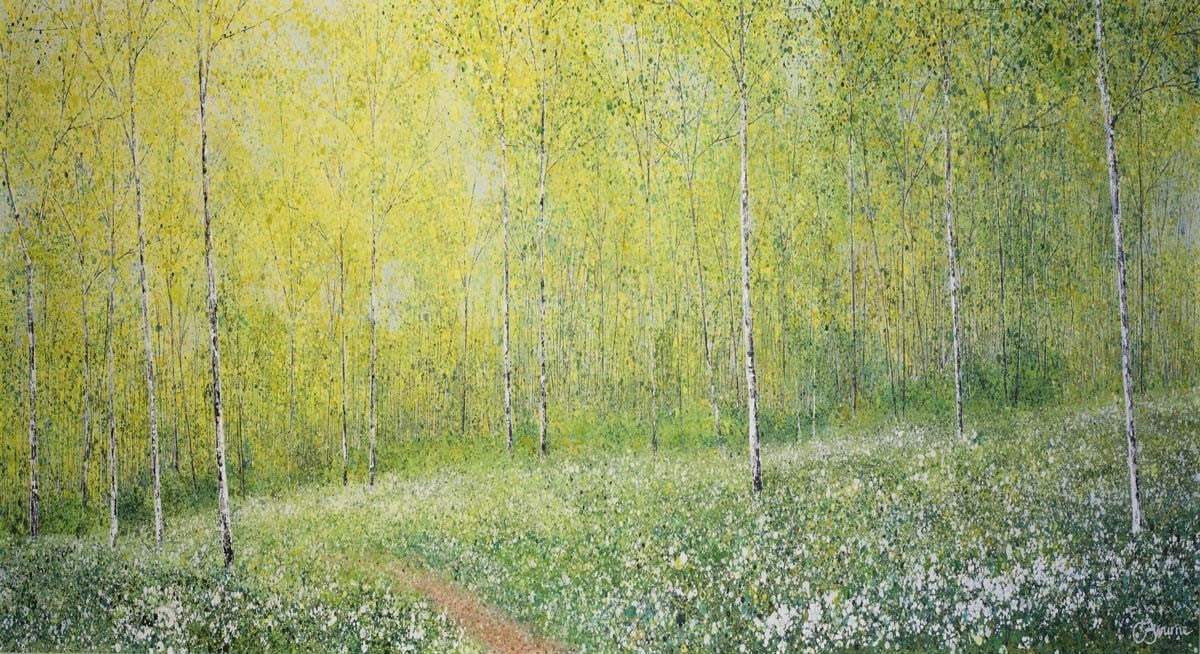 Everglade - SOLD by artist Chris Bourne - Wyecliffe Galleries