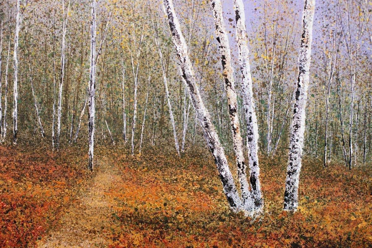 Glorious Walk with Heaven in Mind - SOLD by artist Chris Bourne - Wyecliffe Galleries