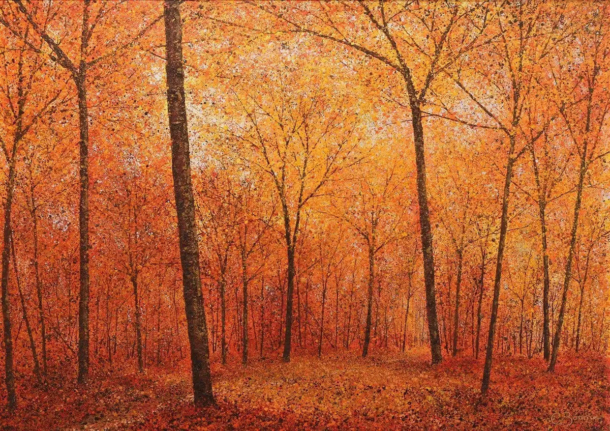 Golden Floor - Sold by artist Chris Bourne - Wyecliffe Galleries