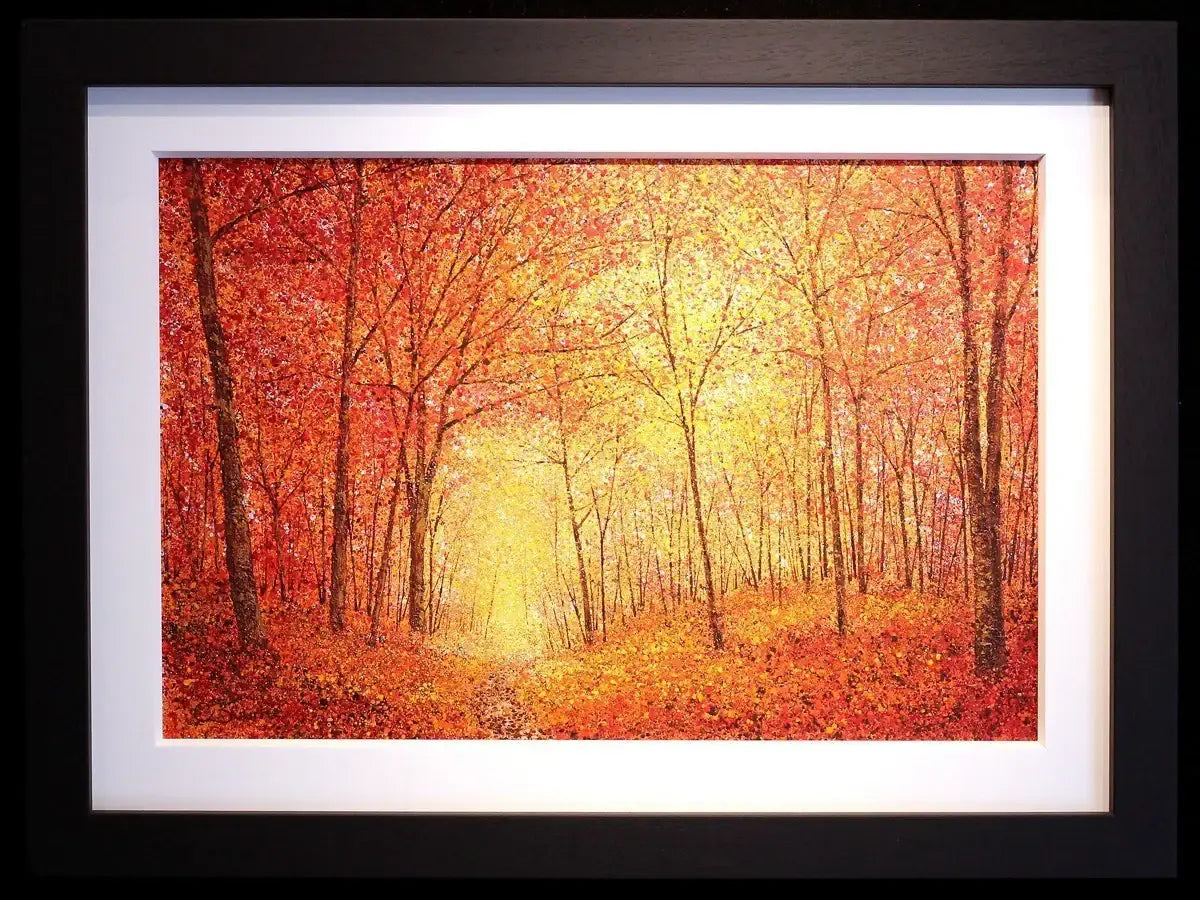 In the Middle of Autumn - SOLD by artist Chris Bourne - Wyecliffe Galleries