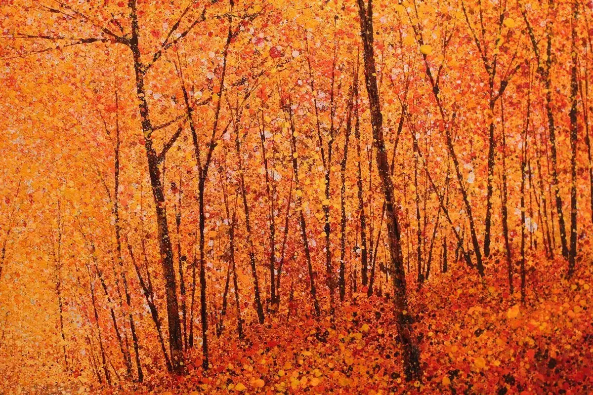 In the Middle of Autumn - SOLD by artist Chris Bourne - Wyecliffe Galleries