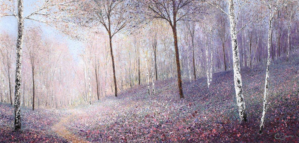 The Walkway - Original - SOLD by artist Chris Bourne - Wyecliffe Galleries