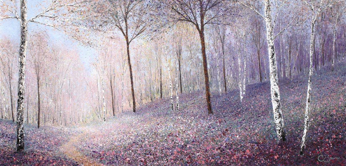 The Walkway - Original - SOLD by artist Chris Bourne - Wyecliffe Galleries