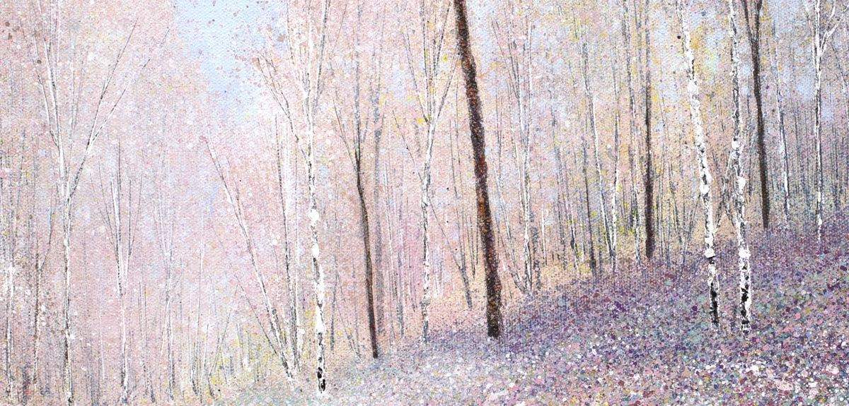 The Walkway - Original - SOLD by artist Chris Bourne - Wyecliffe Galleries