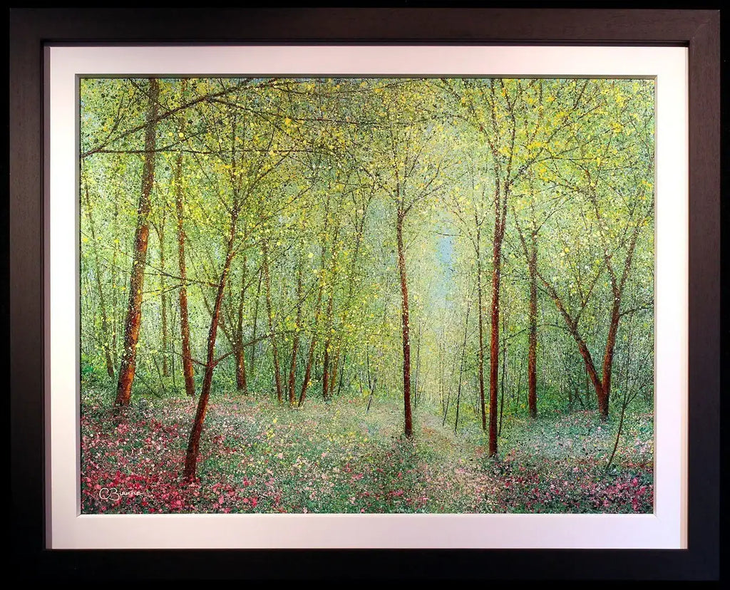Summer Woodland - SOLD by artist Chris Bourne - Wyecliffe Galleries