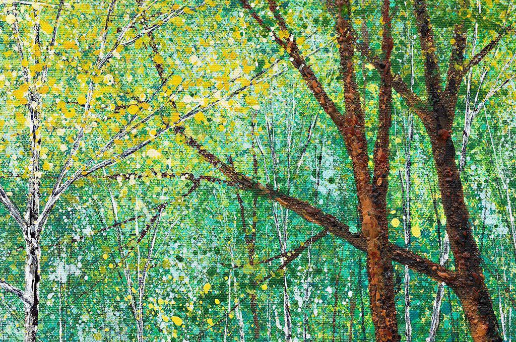 Walking through Daisies - Original - SOLD by artist Chris Bourne - Wyecliffe Galleries