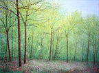 Woodland Walk - SOLD by artist Chris Bourne - Wyecliffe Galleries