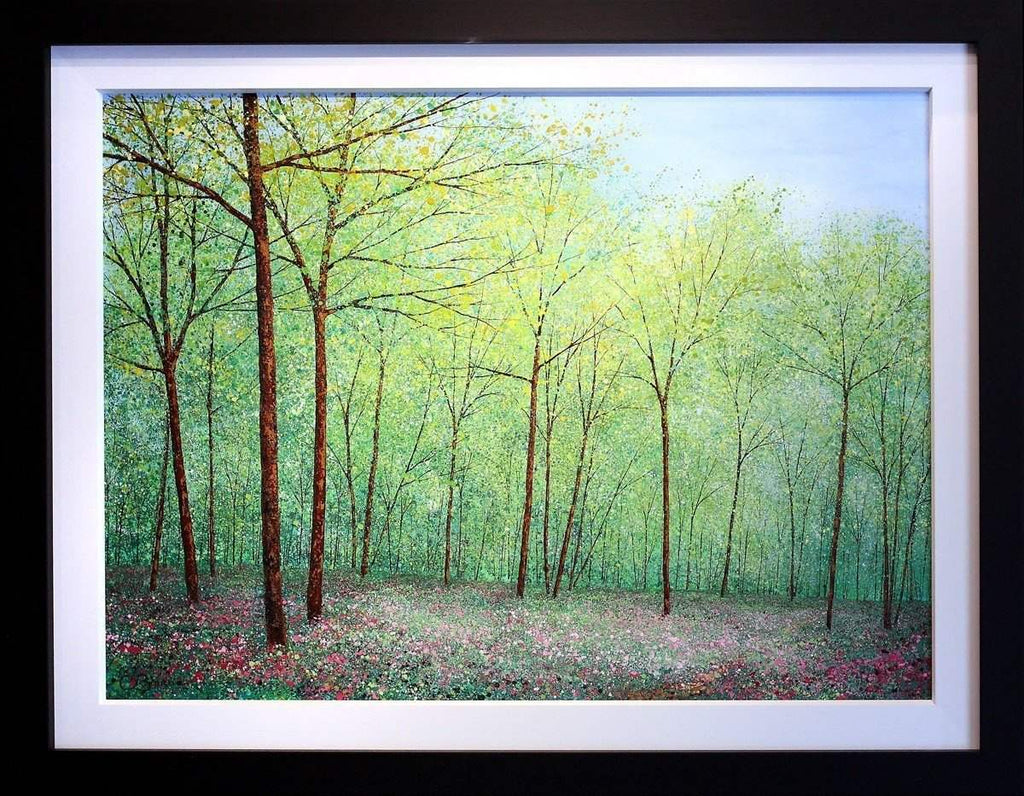Woodland Walk - SOLD by artist Chris Bourne - Wyecliffe Galleries