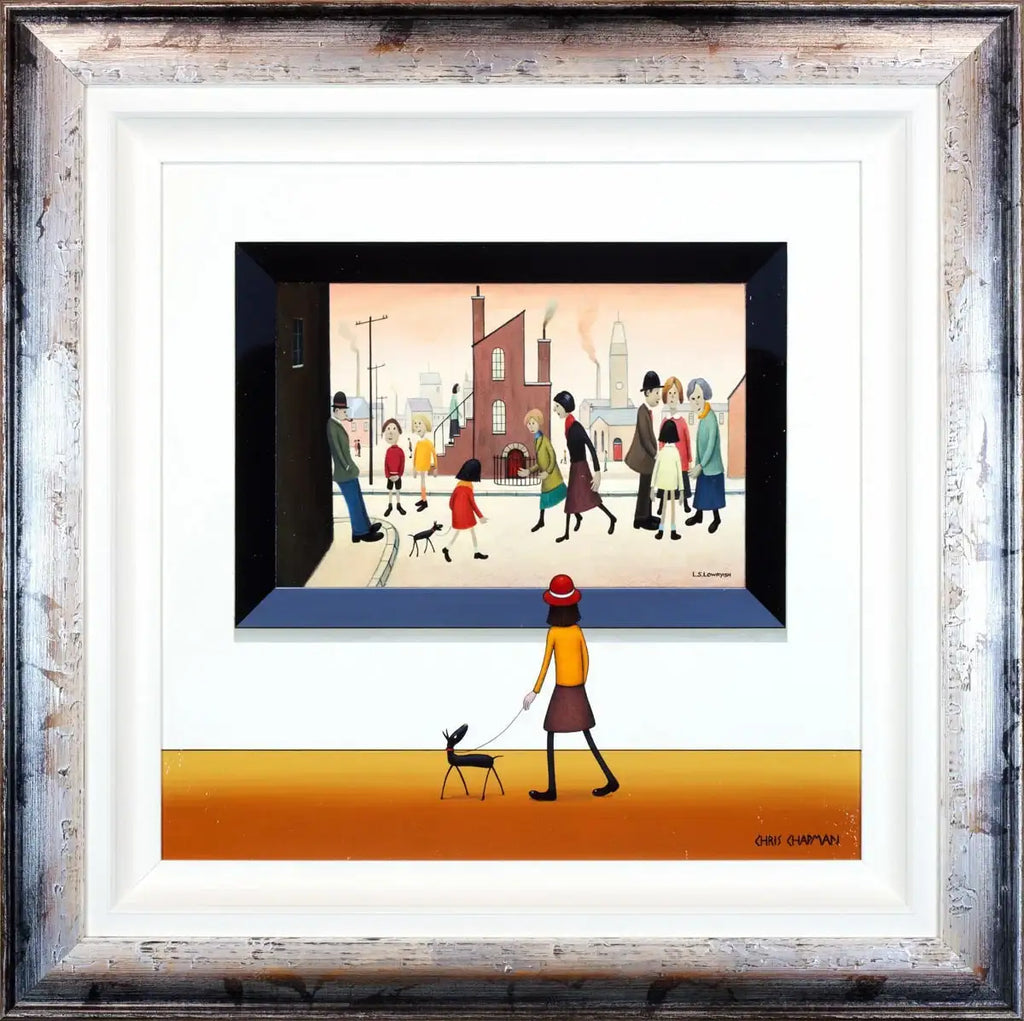 A Busier Street - SOLD by artist Chris Chapman - Wyecliffe Galleries