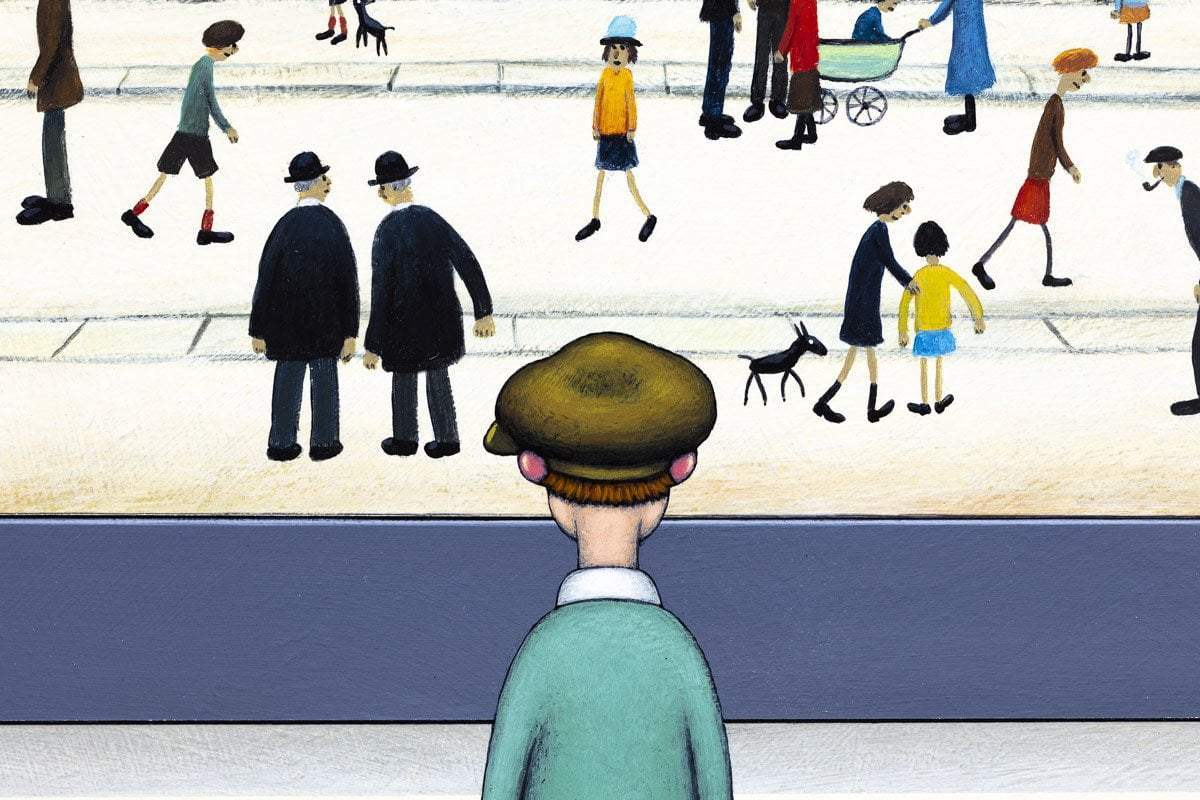 A Busy Weekend -Original - SOLD by artist Chris Chapman - Wyecliffe Galleries