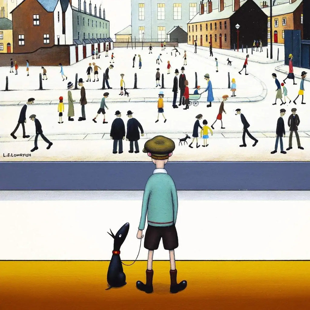 A Busy Weekend -Original - SOLD by artist Chris Chapman - Wyecliffe Galleries