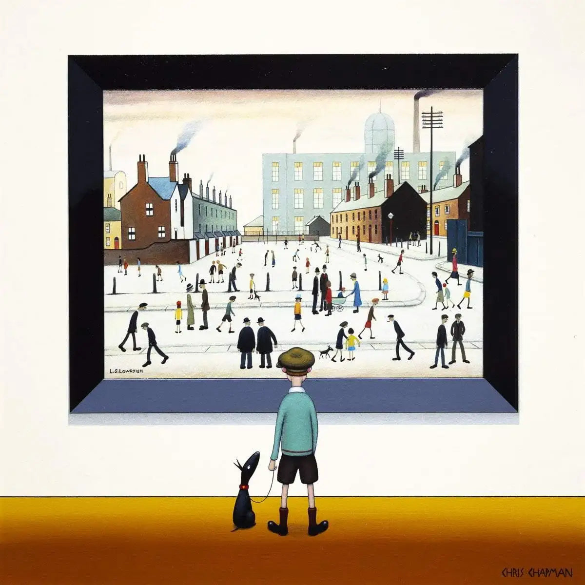 A Busy Weekend -Original - SOLD by artist Chris Chapman - Wyecliffe Galleries
