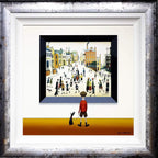 A Crowded Street - Original - SOLD by artist Chris Chapman - Wyecliffe Galleries