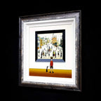 A Crowded Street - Original - SOLD by artist Chris Chapman - Wyecliffe Galleries