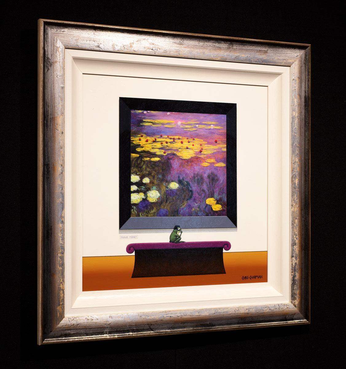 A Frog Having an Existential Crisis - Original - SOLD by artist Chris Chapman - Wyecliffe Galleries