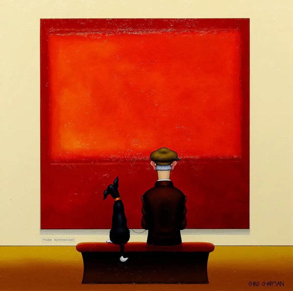 Abstract Thoughts - Original - SOLD by artist Chris Chapman - Wyecliffe Galleries