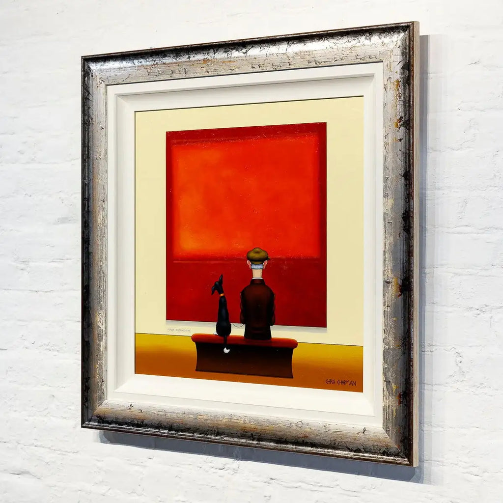 Abstract Thoughts - Original - SOLD by artist Chris Chapman - Wyecliffe Galleries